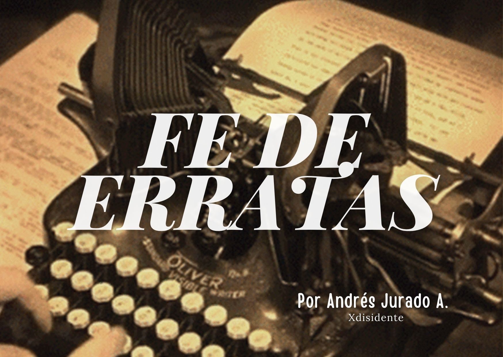 ¡Fe de erratas! - La Otra Voz