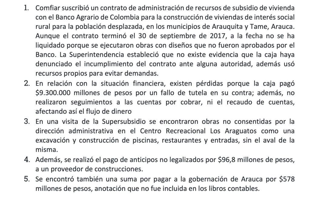 Supersubsidio Luis Guillermo Pérez interviene por dos años Caja de Compensación Familiar de Arauca